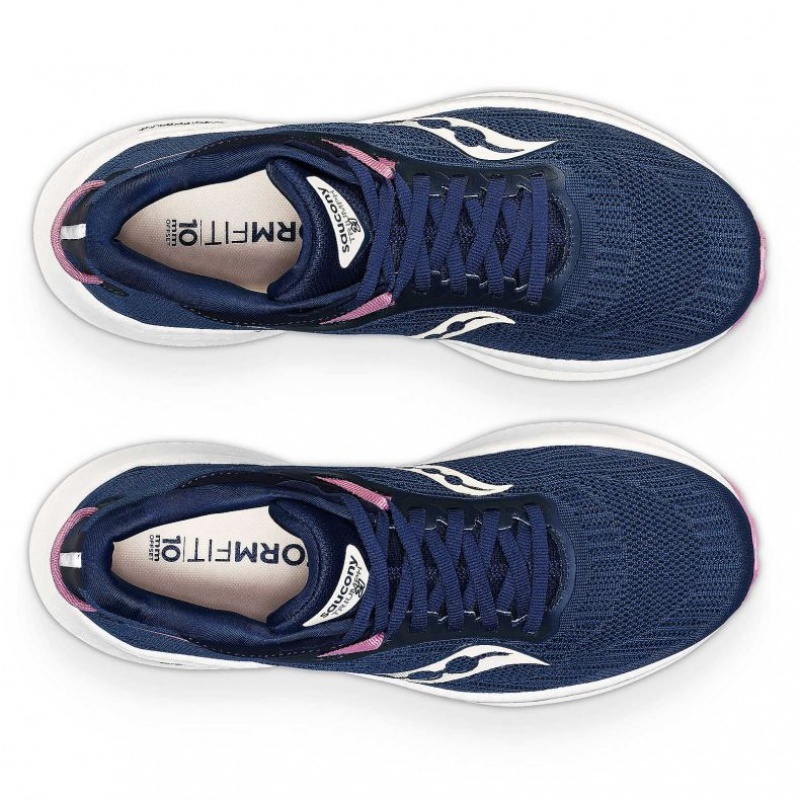 Saucony Triumph 21 Laufschuhe Damen Navy | SCHWEIZ ODCMF