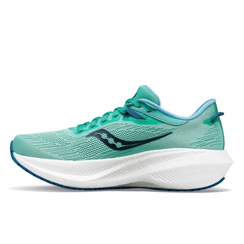 Saucony Triumph 21 Laufschuhe Damen Türkis | SCHWEIZ GMNVO