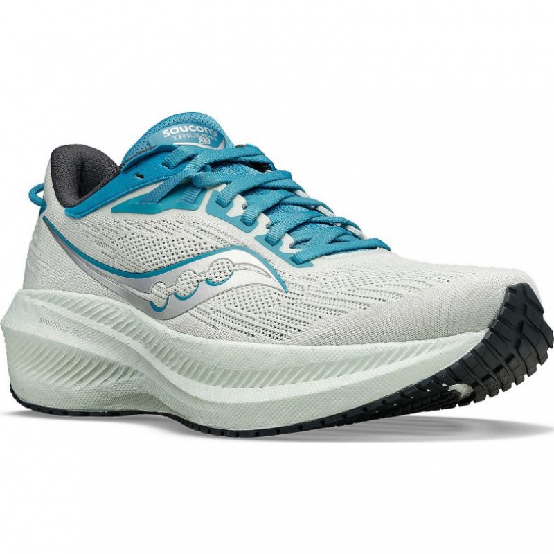 Saucony Triumph 21 Laufschuhe Damen Weiß | SCHWEIZ NKBOY