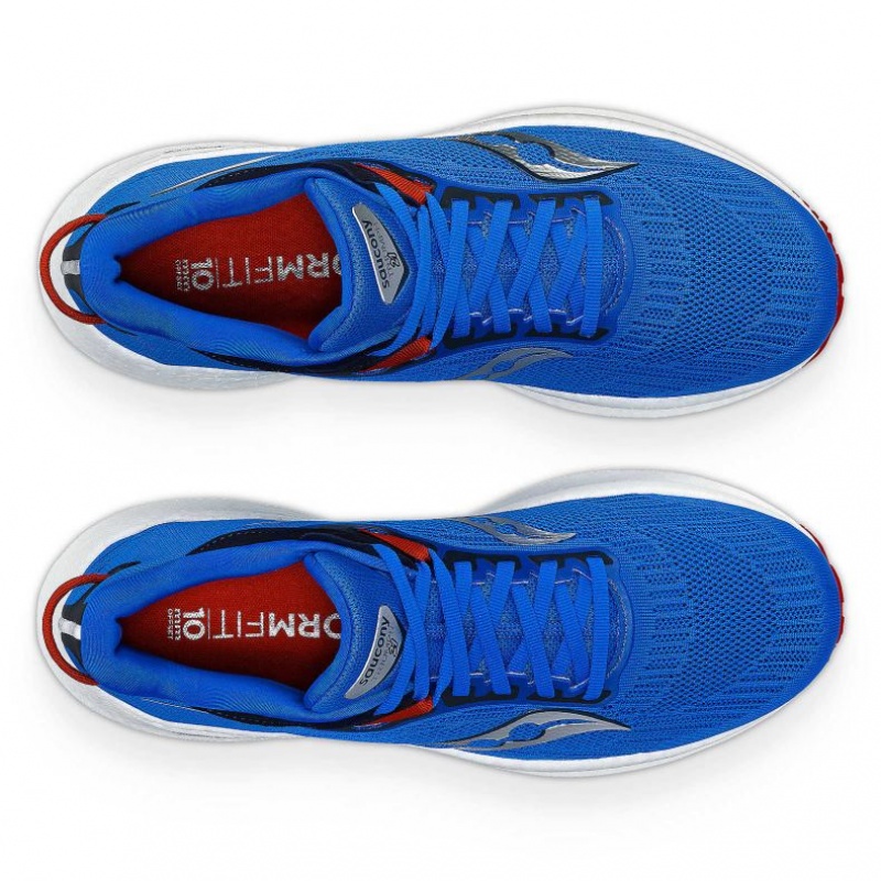 Saucony Triumph 21 Laufschuhe Herren Blau | SCHWEIZ QCDBS