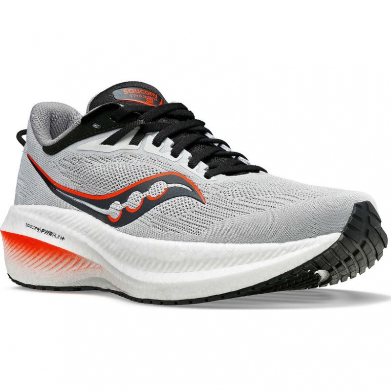 Saucony Triumph 21 Laufschuhe Herren Grau | SCHWEIZ IKPRF