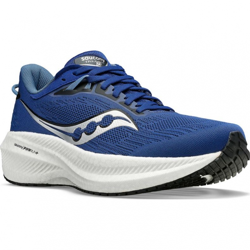 Saucony Triumph 21 Laufschuhe Herren Indigo | SCHWEIZ HJUTZ