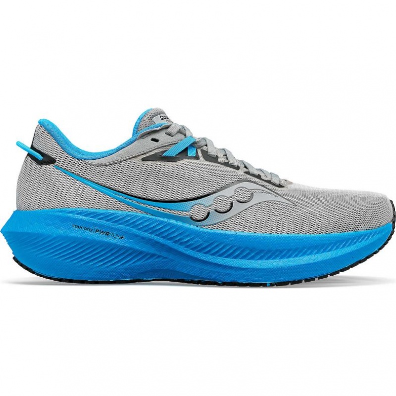 Saucony Triumph 21 Laufschuhe Herren Silber Blau | SCHWEIZ ASVDY