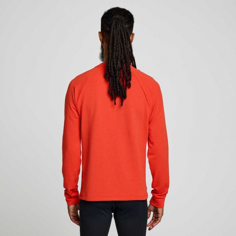 Saucony Triumph 3D Crew Sweatshirt Herren Orange | SCHWEIZ NMOXY