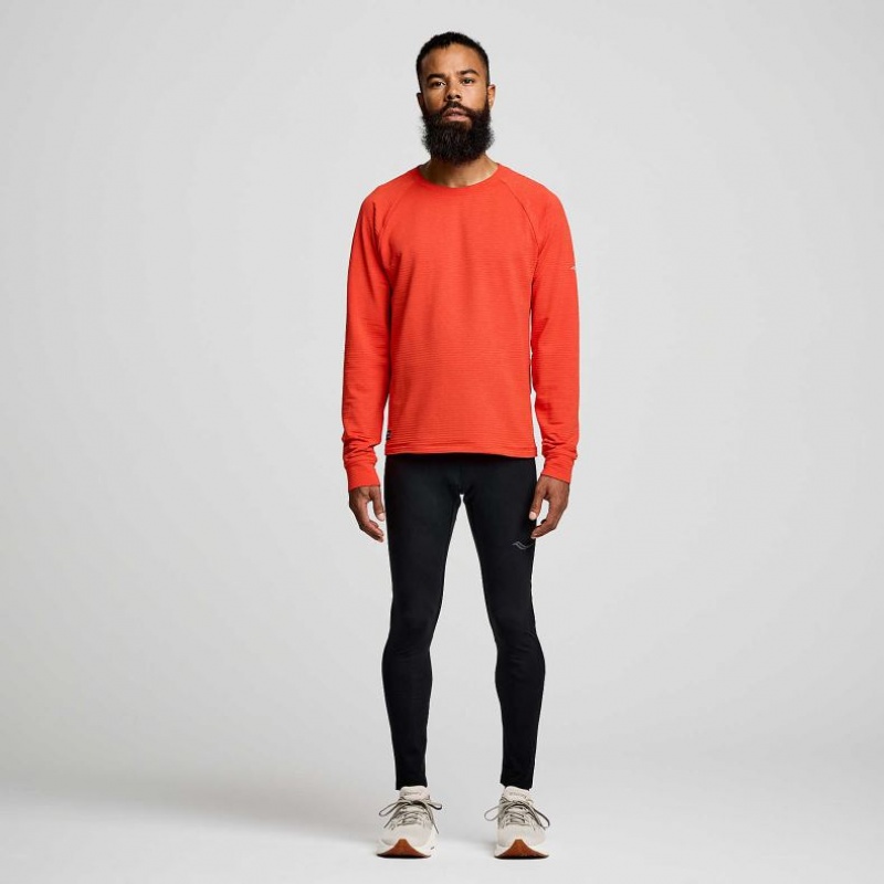 Saucony Triumph 3D Crew Sweatshirt Herren Orange | SCHWEIZ NMOXY