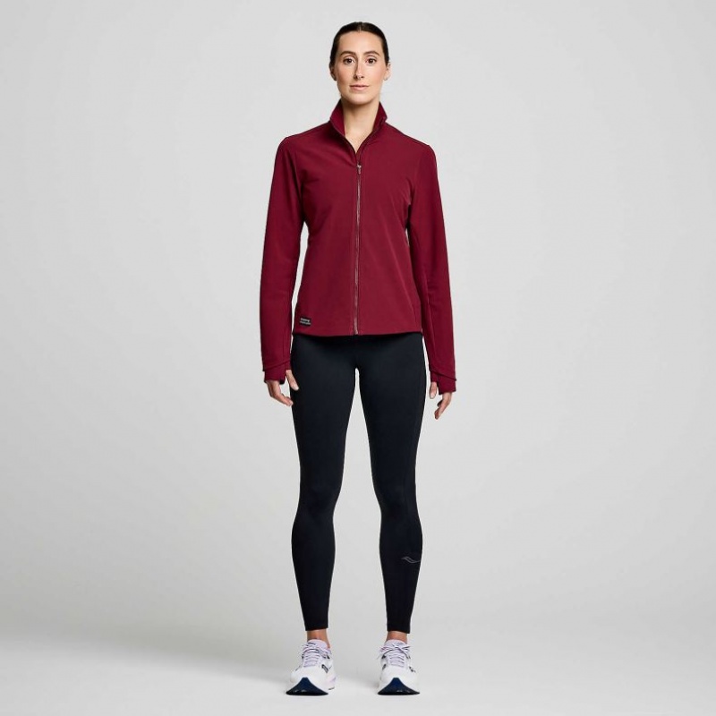 Saucony Triumph Jacke Damen Bordeaux | SCHWEIZ FRBLP