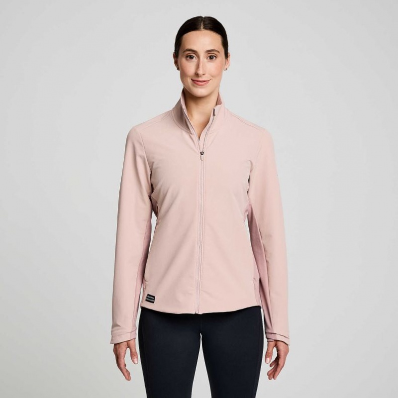 Saucony Triumph Jacke Damen Rosa | SCHWEIZ INTPW