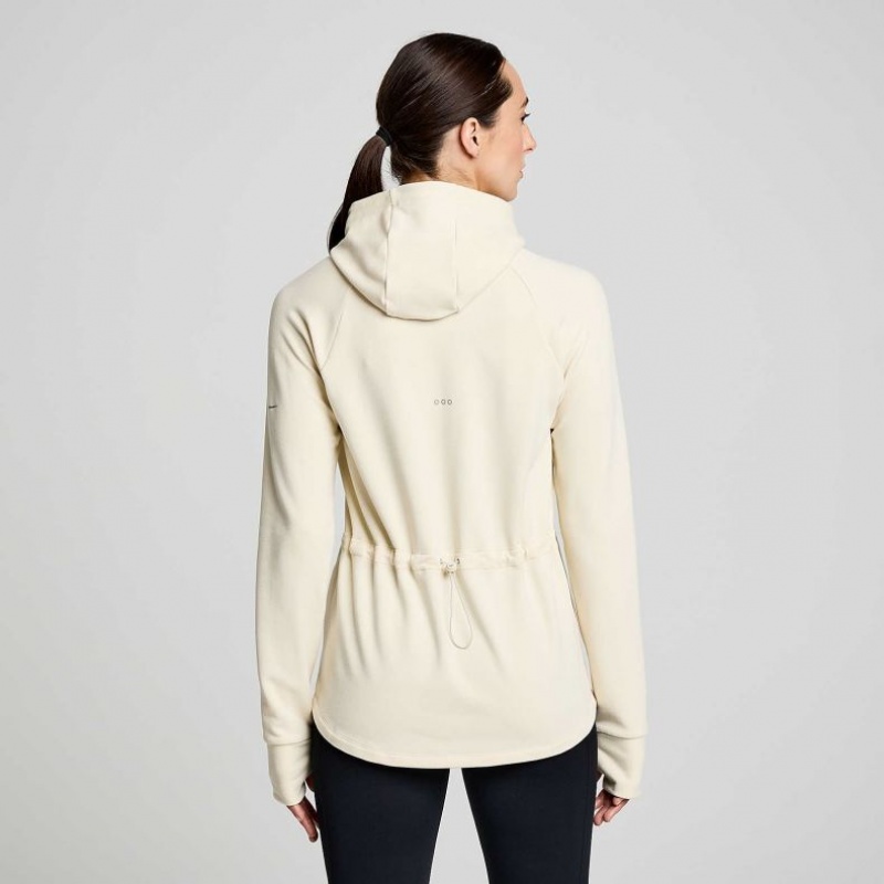 Saucony Triumph Tunic Hoodie Damen Beige | SCHWEIZ YIDLO