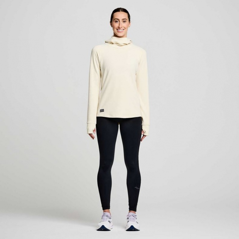 Saucony Triumph Tunic Hoodie Damen Beige | SCHWEIZ YIDLO