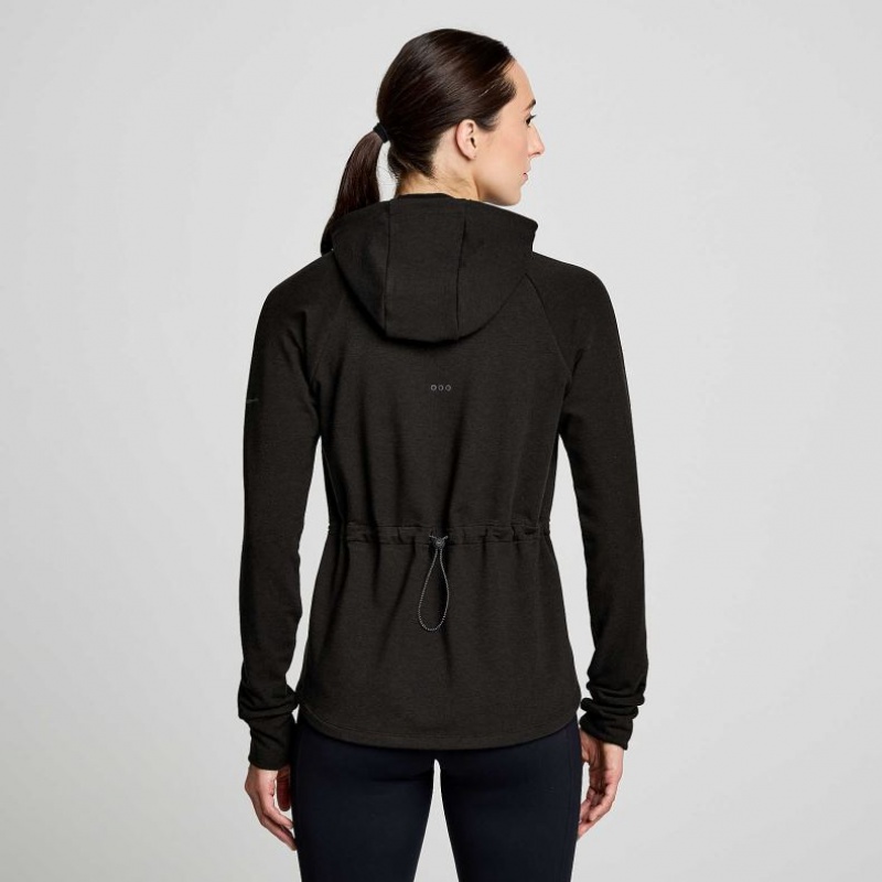 Saucony Triumph Tunic Hoodie Damen Schwarz | SCHWEIZ WCGAJ