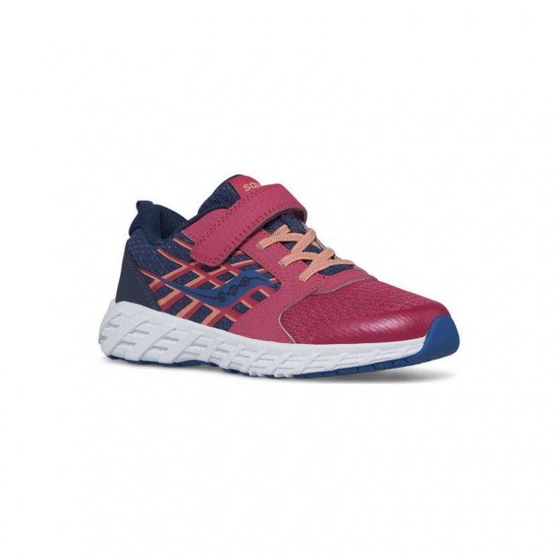 Saucony Wind 2.0 A/C Sneaker Große Kinder Navy Rot | SCHWEIZ FCESA