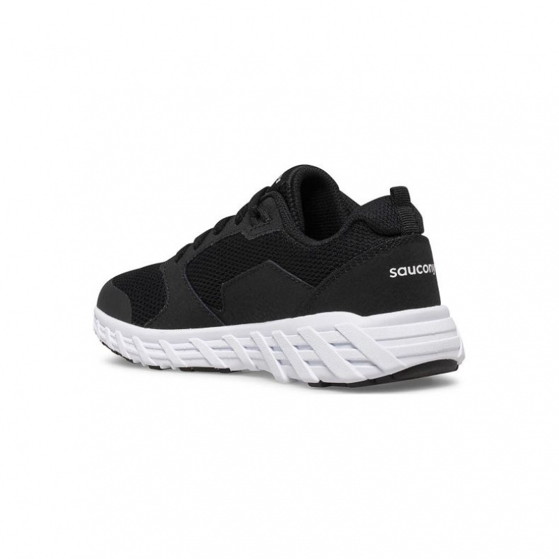 Saucony Wind 2.0 Lace Sneaker Große Kinder Schwarz | SCHWEIZ IHKZN