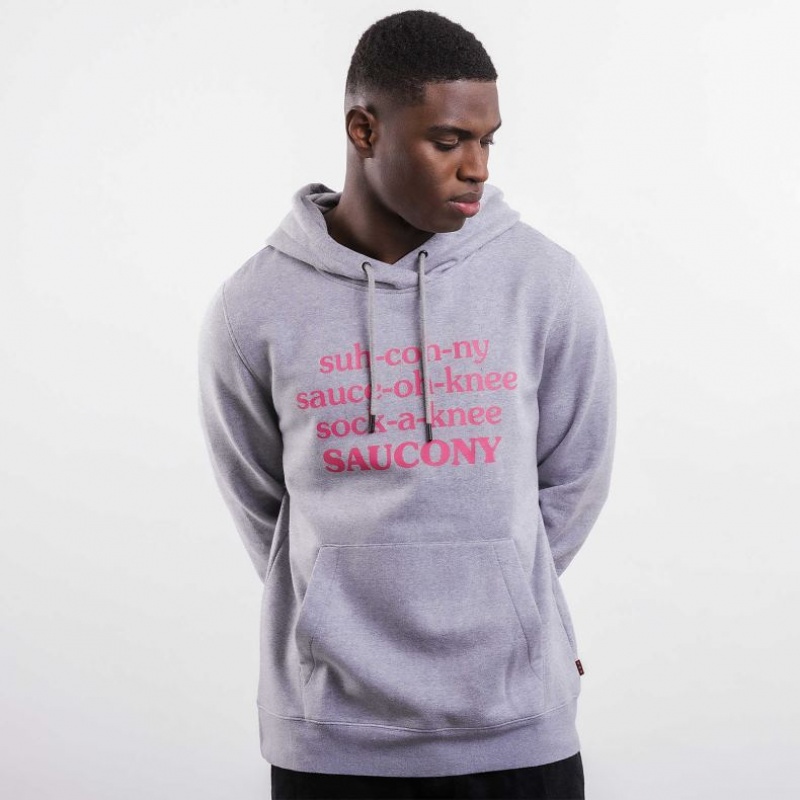 Saucony X Frank Cooke Rested Hoodie Herren Hellgrau | SCHWEIZ RSTMJ