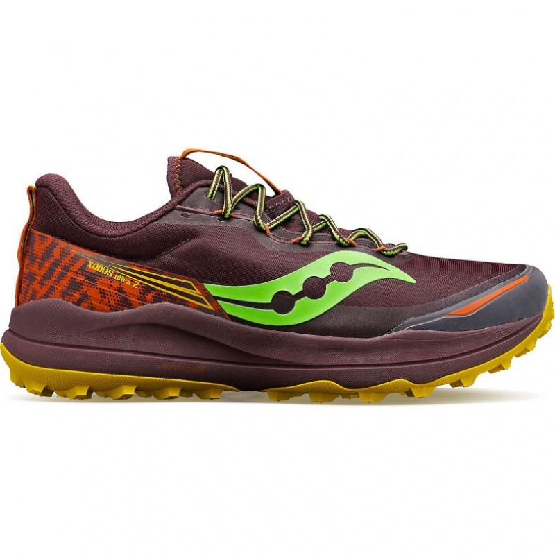 Saucony Xodus Ultra 2 Trailrunning Schuhe Herren Bordeaux | SCHWEIZ JCNUS